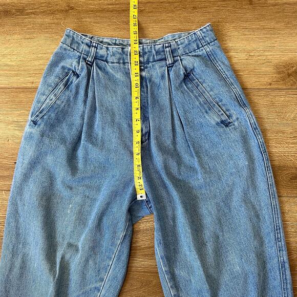 Outback Red Vintage 80s Baggy Jeans w Tapered Leg Women's Size 10 - Picture 7 of 10